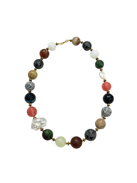 HC DESIGNS- Stone Mixed Necklace