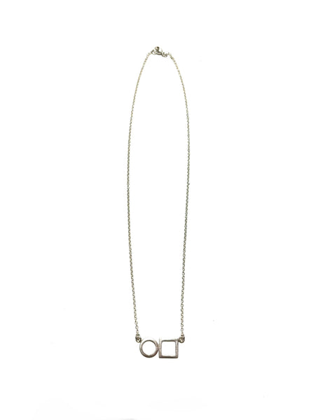 LYDIA TUCCI- Circle and Square Mini Necklace