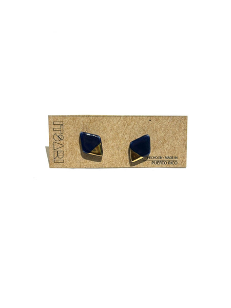 ITSARI- 22k Detail Studs - Diamond (more colors available)