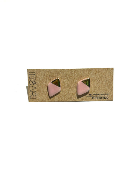 ITSARI- 22k Detail Studs - Diamond (more colors available)