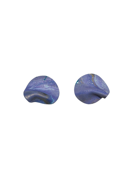 CONTRASTE- Pliego Small Polymer Earrings- Lavender Haze
