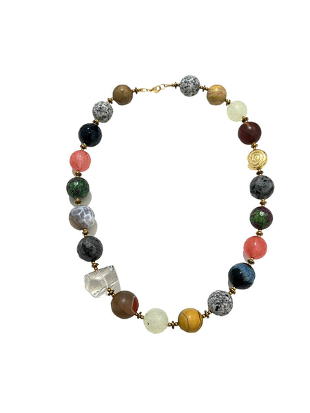 HC DESIGNS- Stone Mixed Necklace