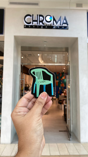 CHROMA LOCAL- Sticker- Sillita Aqua