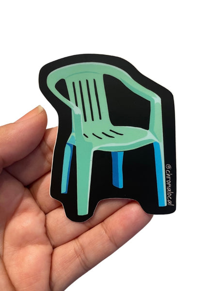 CHROMA LOCAL- Sticker- Sillita Aqua