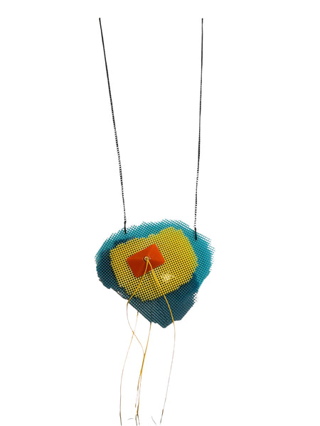 MIND BLOWING PROJECT- Catarsis Necklace - Aqua Yellow