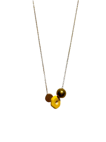 ITSARI- Short Necklace- Hollow Hexagon