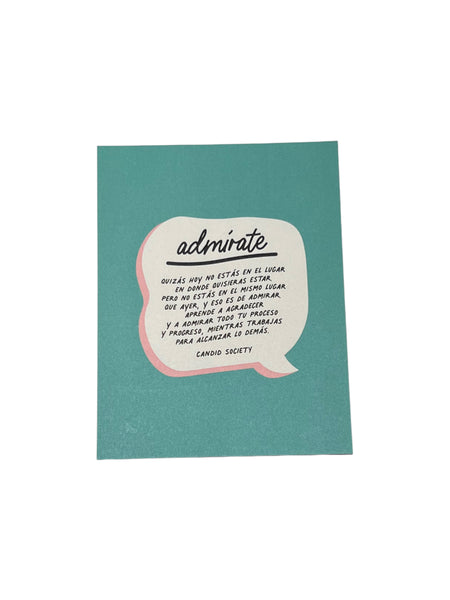 CANDID SOCIETY - Admírate - Greeting Card