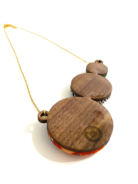 BOTÓN DE AZÚCAR- Paleta Necklace- Flower Elegance