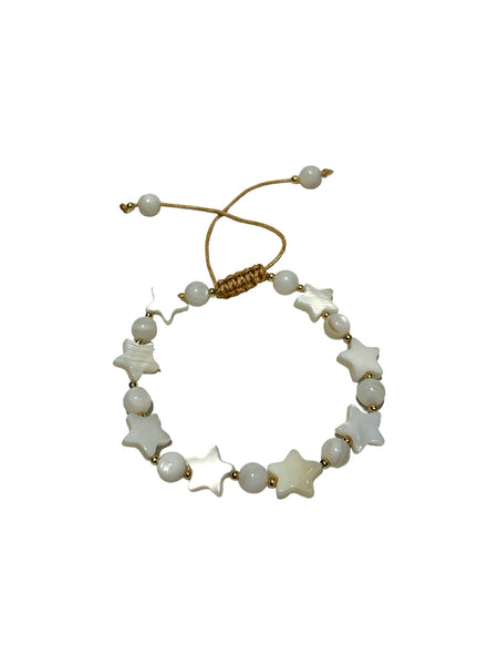 E-HC DESIGNS- Flat Pearls Adjustable Bracelets (different styles available)