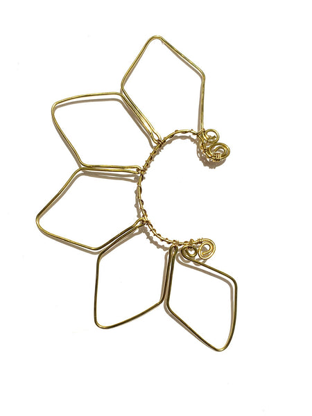 NIS Designs- Sunflower Ear Cuff