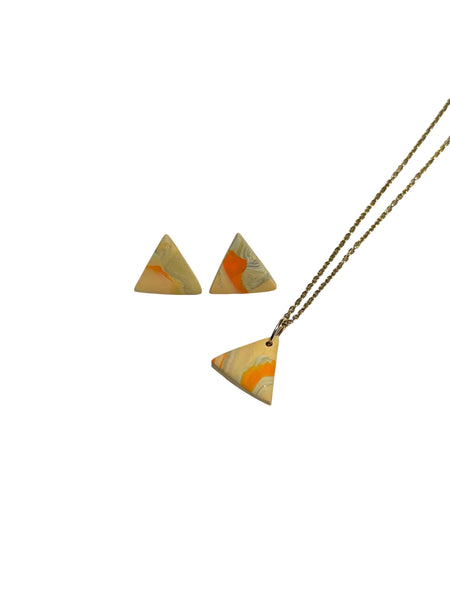 COCOLEÉ - Necklace and Studs Set (More Colors Available)