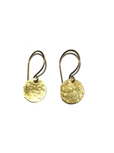 MONIQUE MICHELE- Brass Hammered Earrings