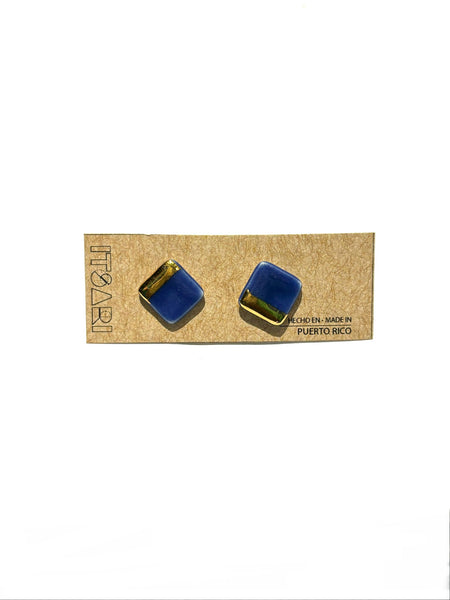 ITSARI- 22k Detail Studs - Square (more colors available)