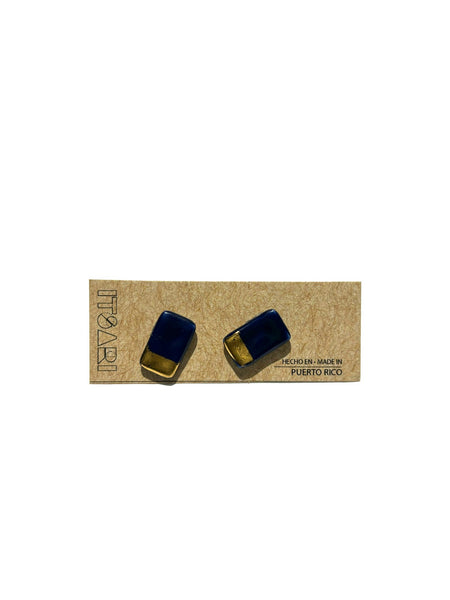 ITSARI- 22k Detail Studs - Rectangle Studs