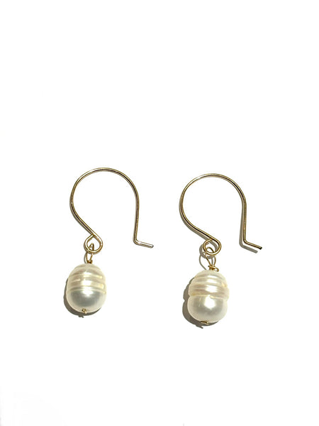 AMANÁ PENINA- Pearl Earrings 14k gf