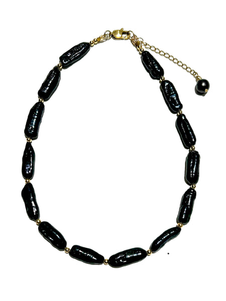 HC DESIGNS- Long Pearls Necklace