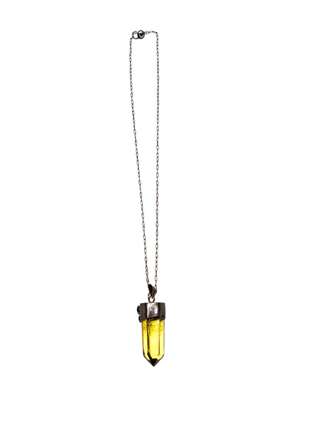 UNEVEN JEWELRY - Citrine Tower Necklace