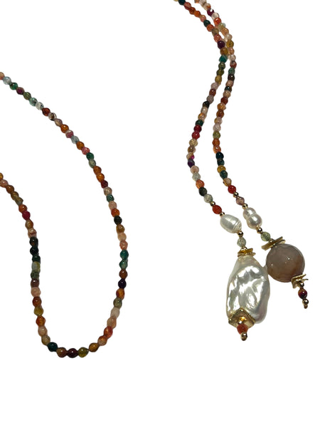 E-HC DESIGNS- Multi-use Necklace - Agate