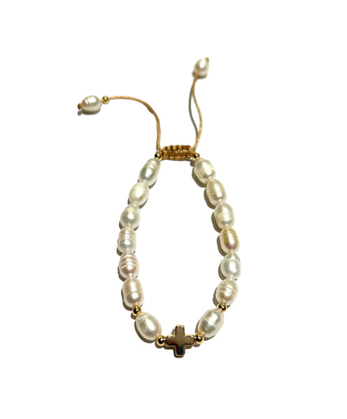 E-HC DESIGNS- Pearls Adjustable Bracelet
