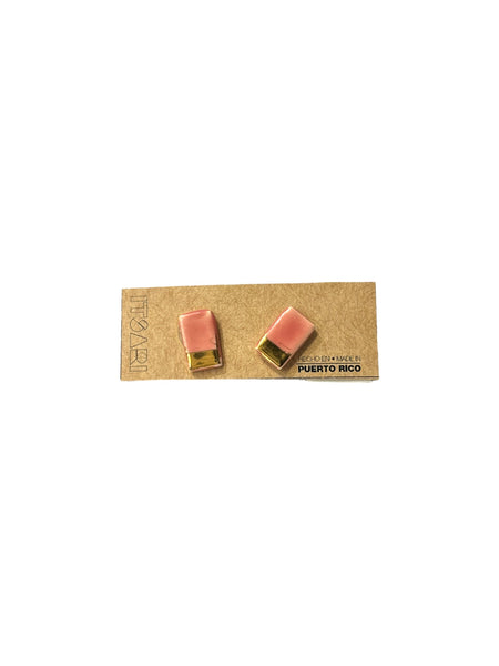 ITSARI- 22k Detail Studs - Rectangle Studs