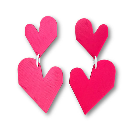 MENEO- 2 Hearts Earrings (More colors available)
