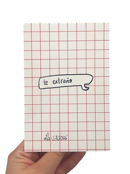 SAJORÍ - Te Extraño Greeting Card
