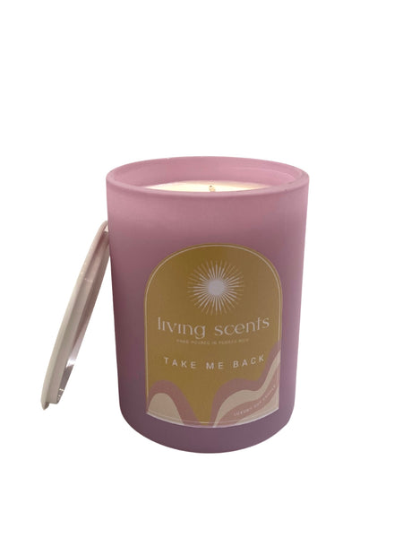 LIVING SCENTS - Soy Candle - Take me back 8oz.