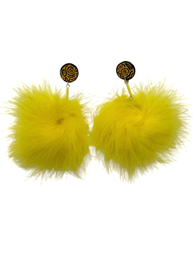 AMARTE DURAN - Yellow Fun Dots Earrings