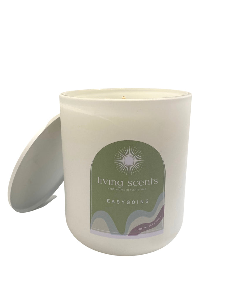 LIVING SCENTS - Soy Candle - Easy Going 13oz.