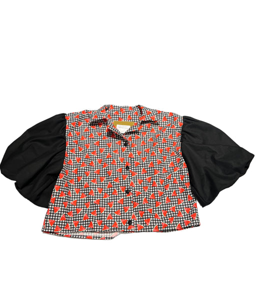 VALENTINA - Bubble Oversized Top - Watermelon (Medium)