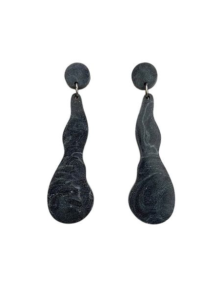 PSYCHEDELIC DOODLE - Night Sky Resin Earrings