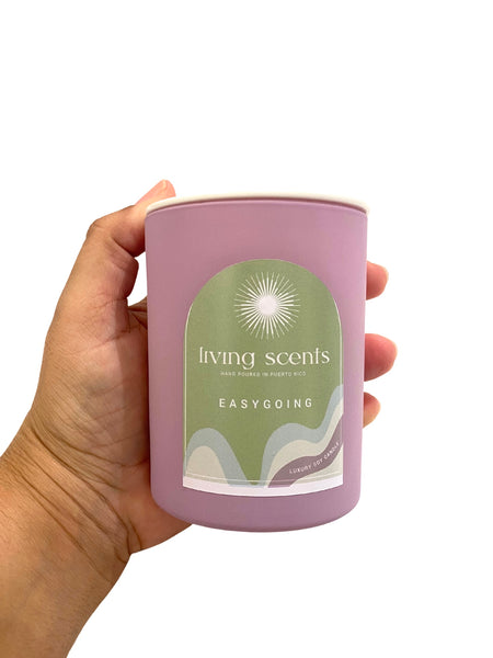 LIVING SCENTS - Soy Candle - Easygoing 8oz.