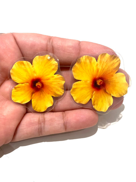 PÚRPURA- Mini Studs- Yellow Flower