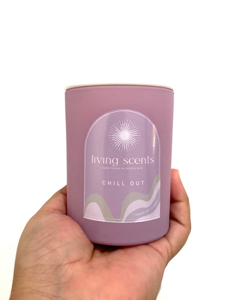 LIVING SCENTS - Soy Candle - Chillout 8oz.