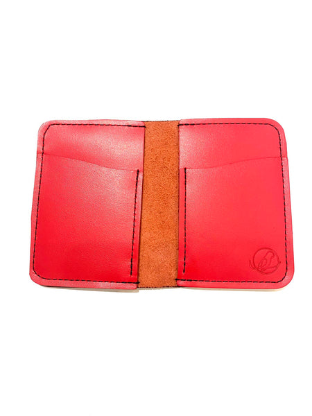 IGUACA - Simple vertical wallet- Candy Red