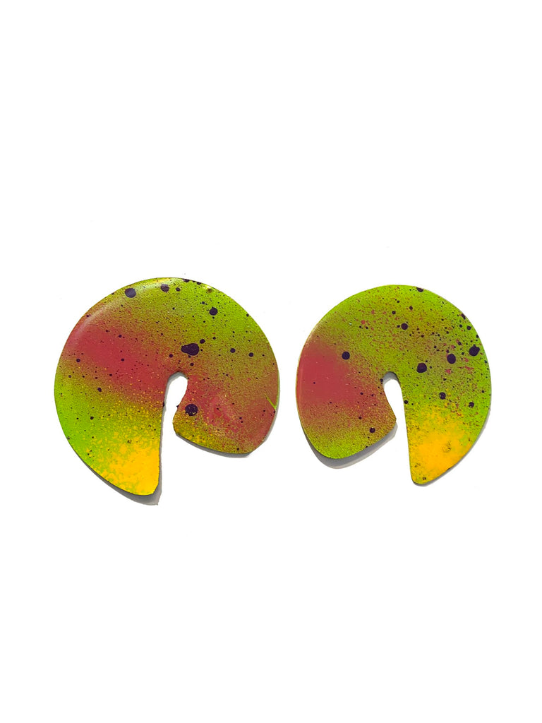 AMALGAMA ENTRE TRES- DECO Earrings - Watermelon