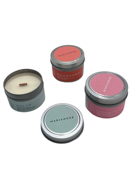 DEKOKRETE - MARIANDRE CANDLES - 4oz Tin Candles (More Scents Available)