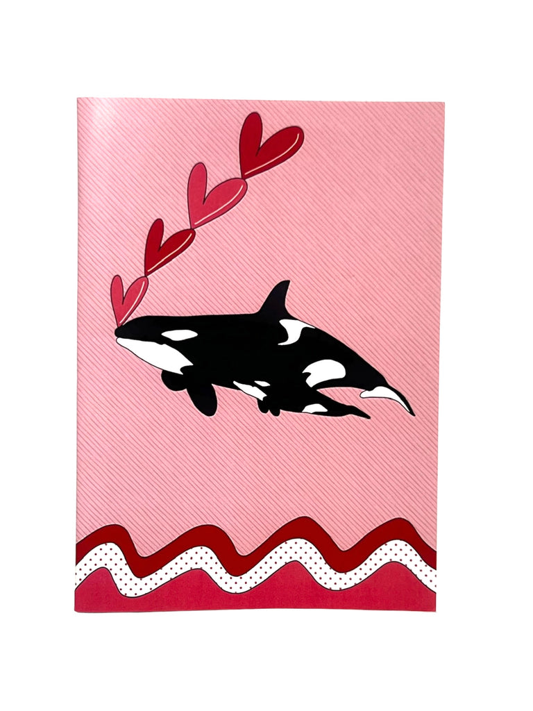 LA M DE MONICA  - 5"X7" Greeting Card with Envelope - Whale