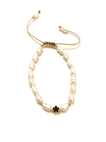 E-HC DESIGNS- Pearls Adjustable Bracelet