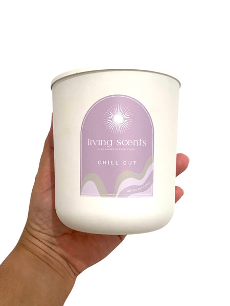 LIVING SCENTS - Soy Candle - Chillout 13oz.