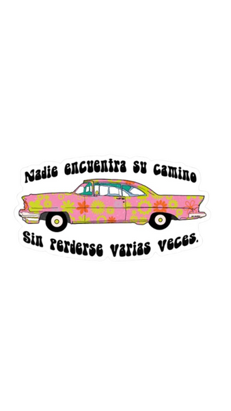 EG ATELIER- Sticker - On my Way Vintage Car