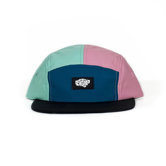POSITIVE MUSA- Striping Loose V Five Panel Hat