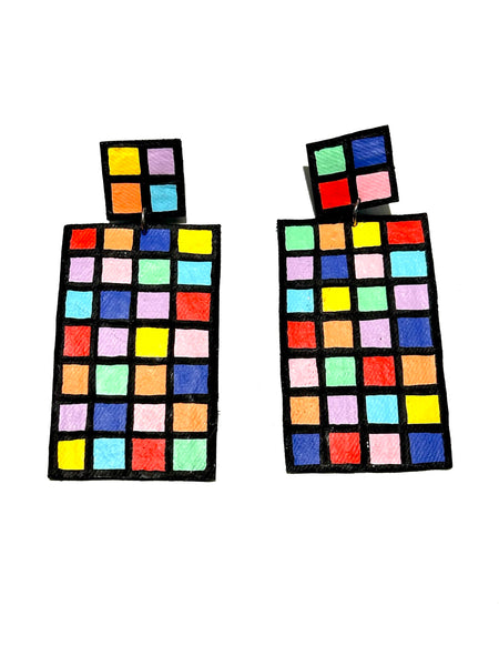 AMARTE DURAN- Tetris Earrings