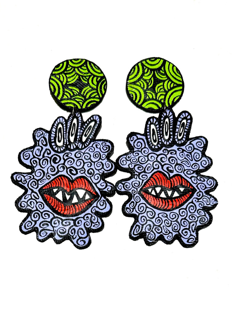 AMARTE DURAN - Slime Monster Earrings