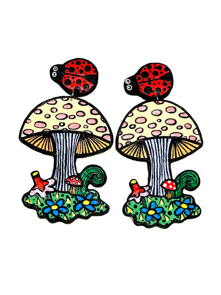 AMARTE DURAN- Mushrooms Earrings (different colors available)