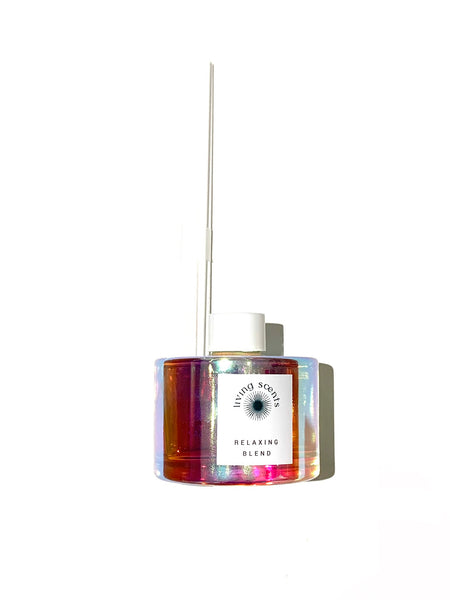 LIVING SCENTS - Relaxing Blend Reed Diffuser Prism 6oz.