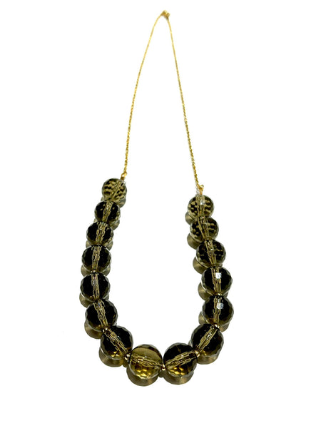 HC DESIGNS- Semiprescious Stone Long Chain Necklace
