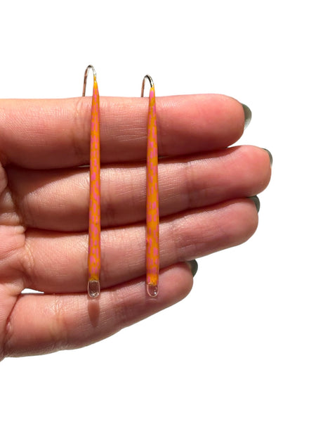 MIND BLOWING PROJECT- Habitat Earrings- Orange Sticks