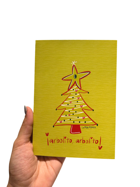 LA M DE MONICA  - 5"X7" Greeting Card with Envelope - Arbolito, Arbolito!