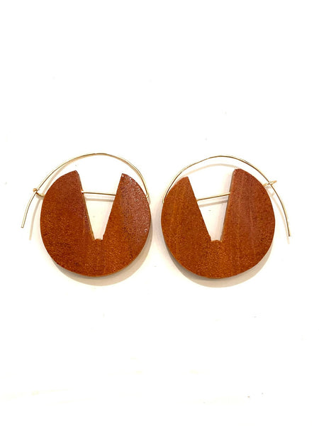 MADERAS ÁNGULO - Round Earrings